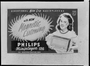 Image: Advertisement for Philips 'New Era' radios