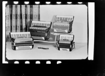 Image: Four piano accordions