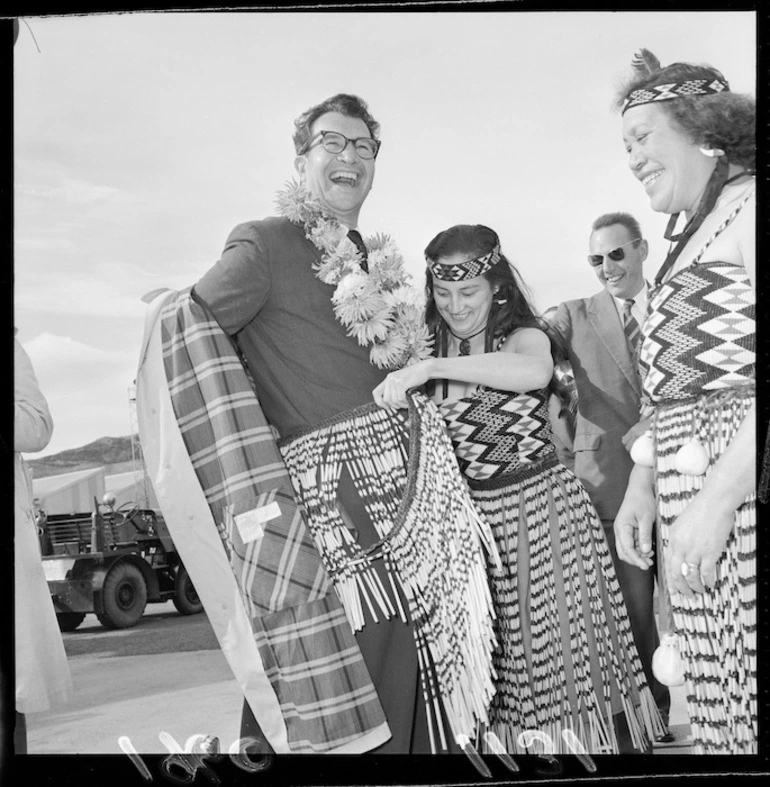 Image: Dave Brubeck Quartet arriving at Wellington Airport