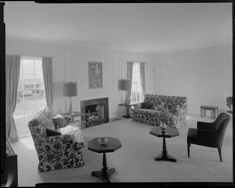 Image: Manthel House living room, Wellington