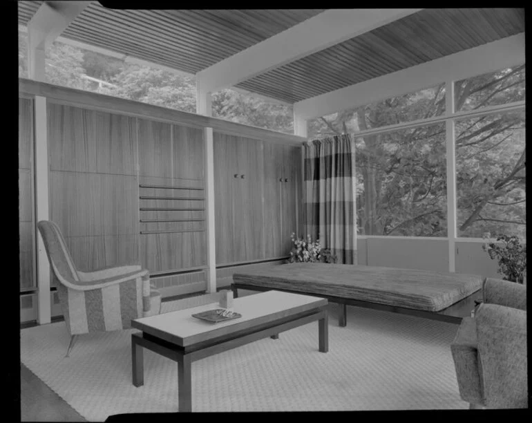 Image: Living room interior, Winkler house, Wellington