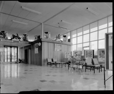 Image: Interior, Newmans and New Zealand National Airways Corporation building