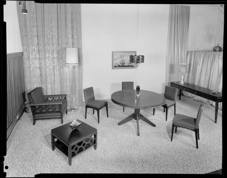 Image: Backhouse dining room furniture, in display setting