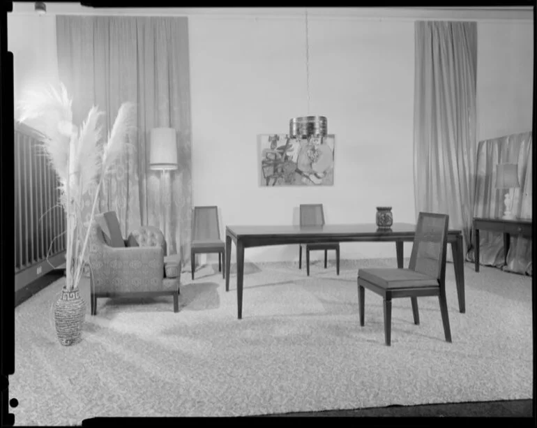 Image: Backhouse dining room furniture, in display setting