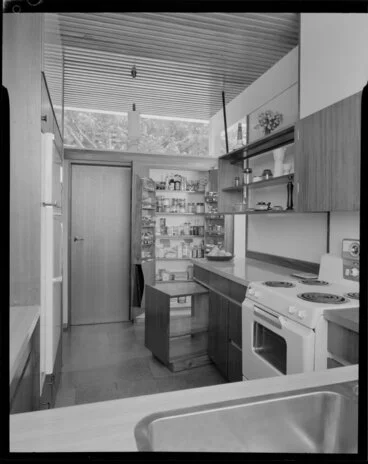 Image: Kitchen interior, Winkler house, Wellington
