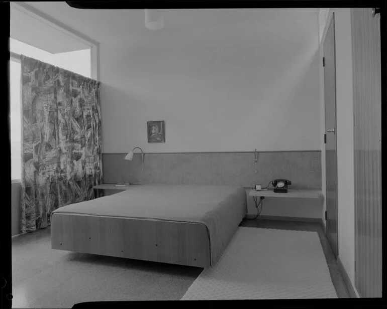 Image: Bedroom interior, Winkler house, Wellington