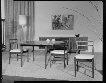 Image: Backhouse dining room furniture, in display setting