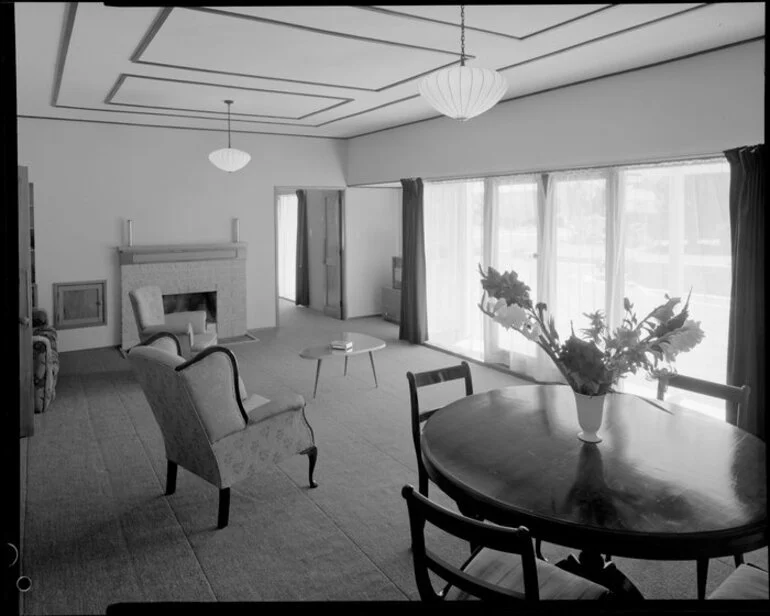 Image: Living room of Cockburn house, Masterton