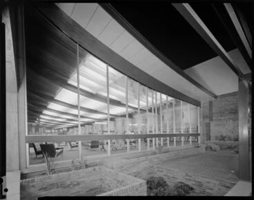 Image: Public library, view into interior, Gisborne
