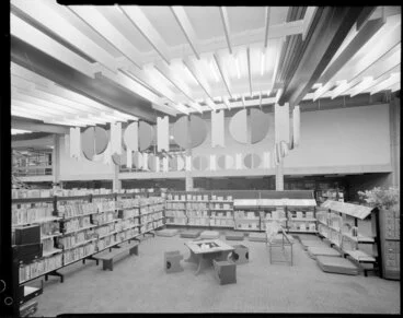 Image: Public library, interior, Gisborne
