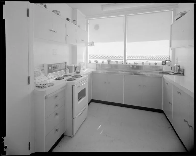 Image: Kitchen of Herbert Gardens Flats, The Terrace, Wellington