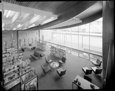 Image: Public library, interior, Gisborne