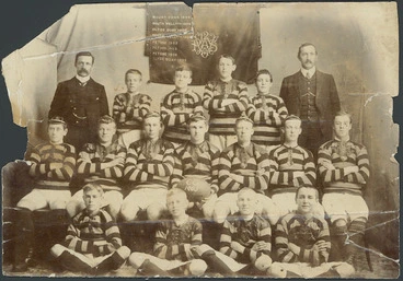 Image: Clyde Quay School (Wellington) rugby team