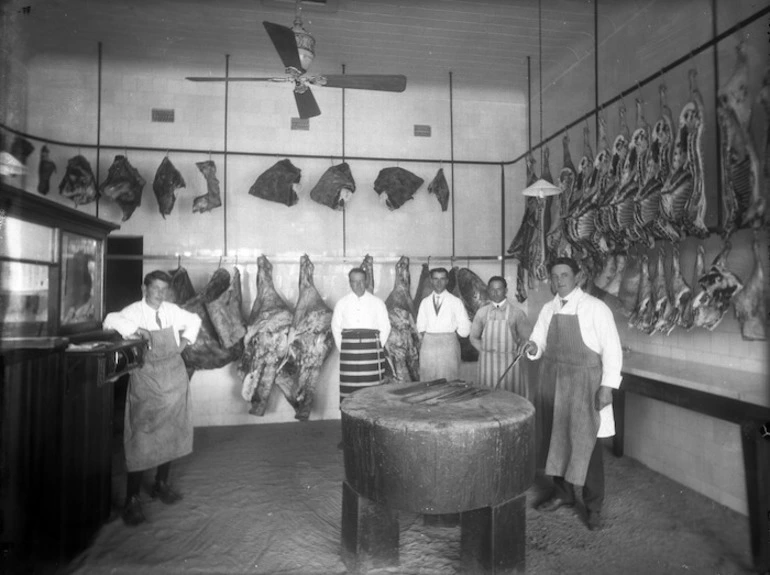 Image: Butcher shop interior