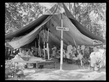 Image: World War II surgical station, Guadalcanal, Solomon Islands