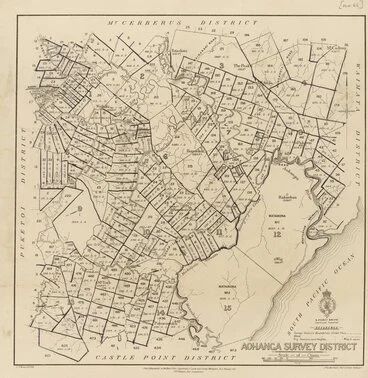Image: Aohanga Survey District [electronic resource] / E.R. Wilson, delt. 1896.
