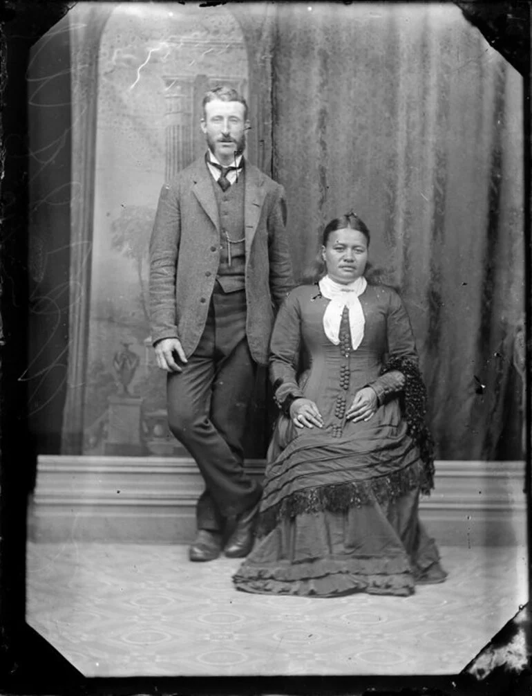 Image: Couple, Pakeha man and Maori woman