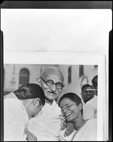 Image: K.B.R./Mr Brand, portrait of Mahatma Ghandi