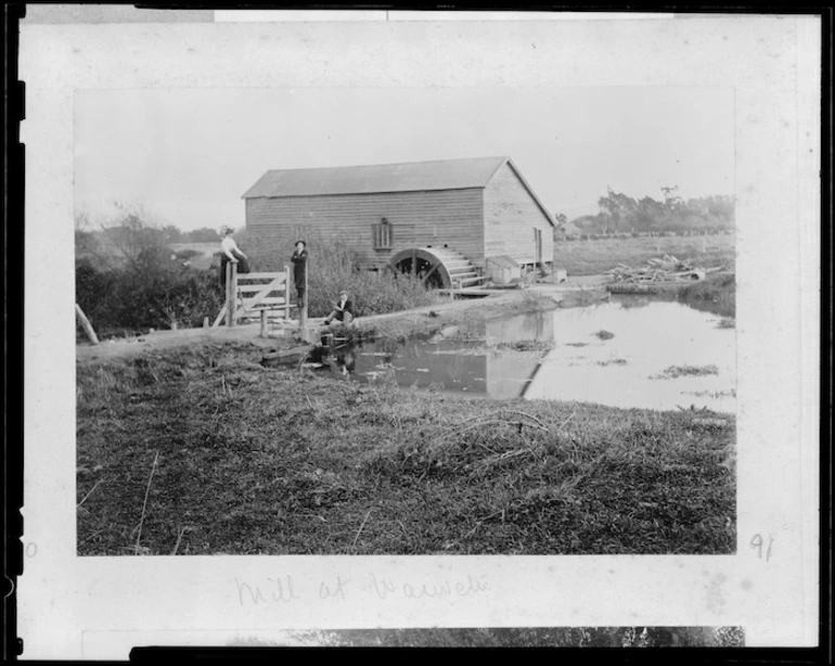 Image: Flock mill at Waiwhetu, Lower Hutt