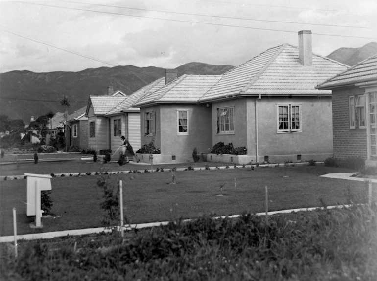 Image: State houses, Mahoe Street, Waterloo, Lower Hutt