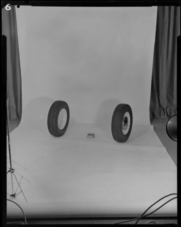 Image: Car tyres in studio
