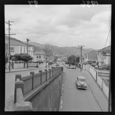 Image: The Terrace, at Everton Terrace, Wellington, looking North