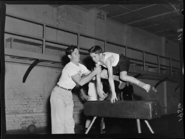 Image: Gymnastics at the Wellington Boys' Institute