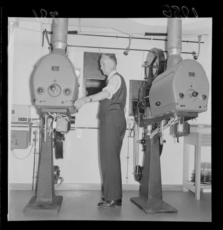 Image: Inside the projector room of the Film Censor's Office