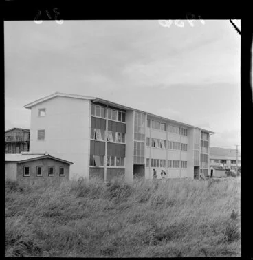Image: State housing flats in Petone, Lower Hutt