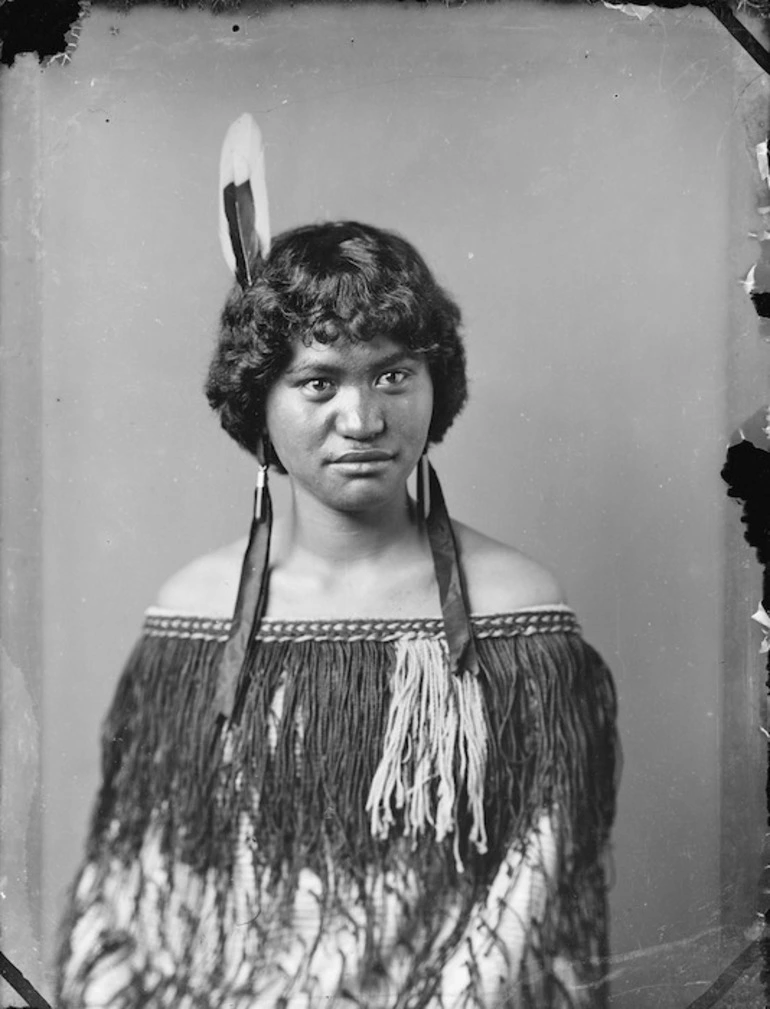 Image: Maori woman from Hawkes Bay district