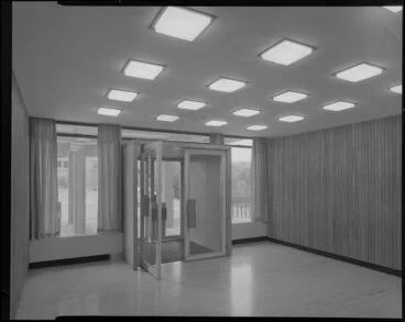 Image: Interior, entrance, Meteorological Office, Wellington