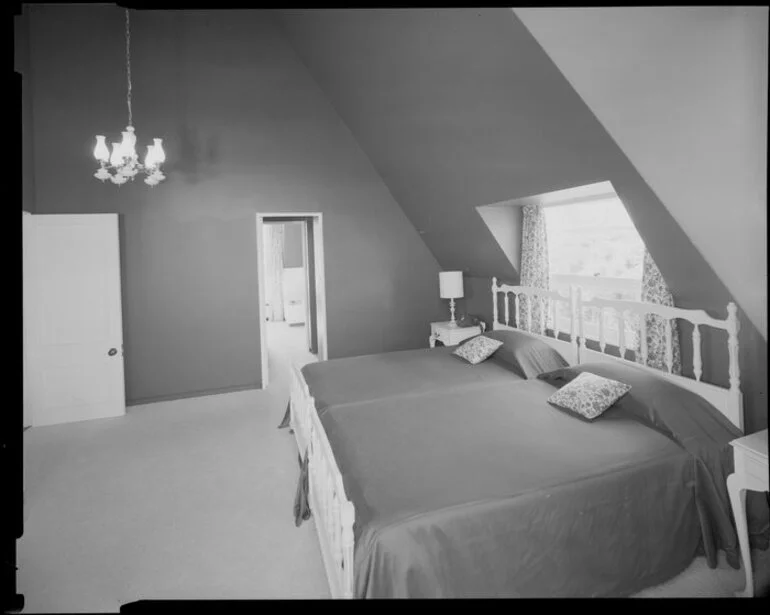 Image: Bedroom interior, Todd house