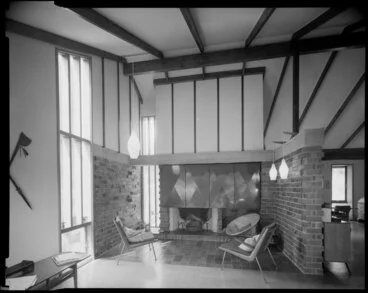 Image: Living room of Power house, Silverstream