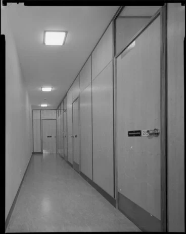Image: Corridor, Meteorological Office, Kelburn, Wellington