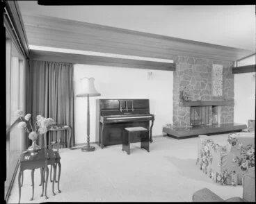Image: Living room, house of Mrs Law