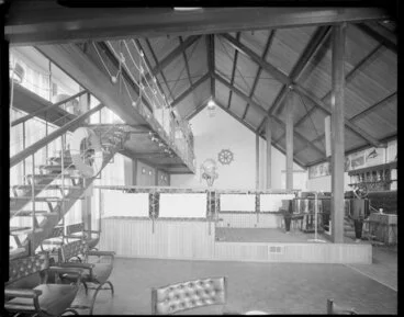 Image: Interior of Quarterdeck Restaurant, Petone, Lower Hutt