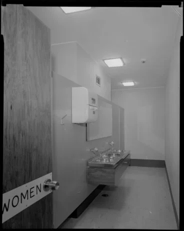 Image: Women's toilets, Meteorological Office, Kelburn, Wellington