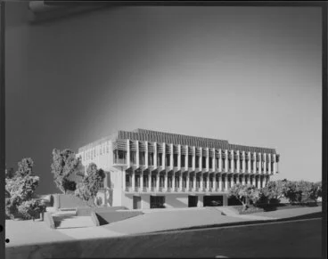 Image: Architectural model, New Zealand High Commission, Canberra