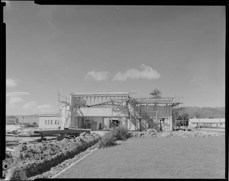 Image: Dowse Art Museum under construction, Lower Hutt