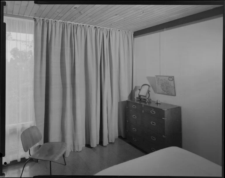 Image: Bedroom of Alington house, 60 Homewood Crescent, Karori, Wellington