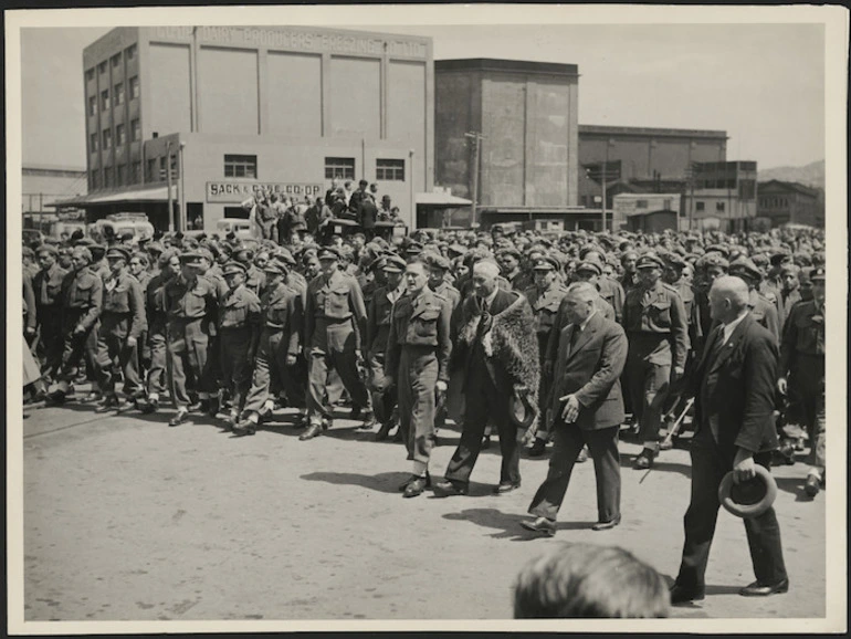 Image: Return of 28 (Maori) Battalion