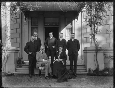 Image: Family and staff of Lord Ranfurly, Governor of New Zealand