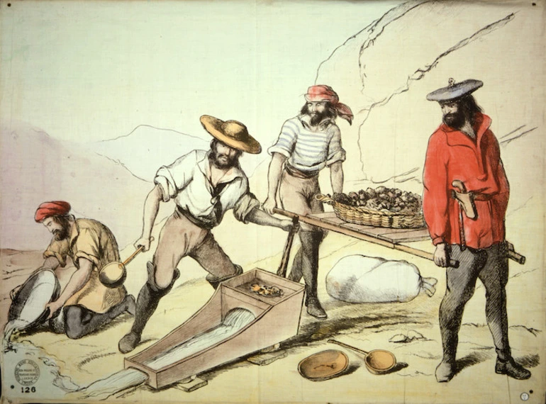 Image: Working Men's Educational Union :[Panning for gold] London; Working Men's Educational Union. [1852 or later]