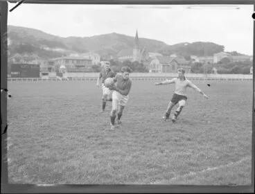 Image: Soccer match, Canterbury versus Wellington, Wellington