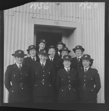 Image: Policewomen at Trentham Police Training School, Upper Hutt