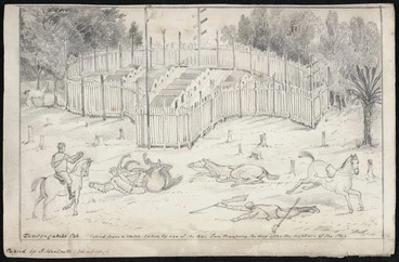 Image: Woolnoth, Alfred, 1849- ca 1897: Taurangahika Pah