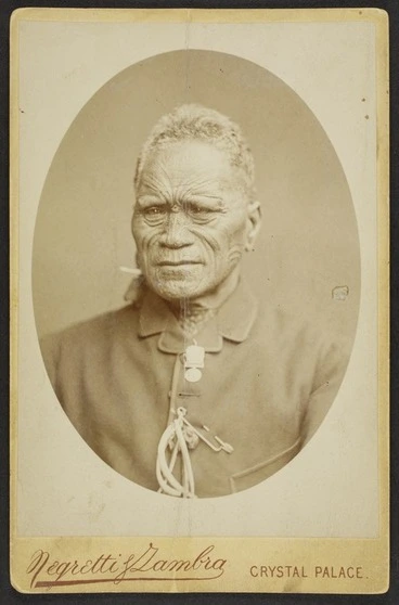 Image: Negretti & Zambra, fl 1860-1899 :Portrait of Tukaroto Matutaera Potatau Te Wherowhero Tawhiao