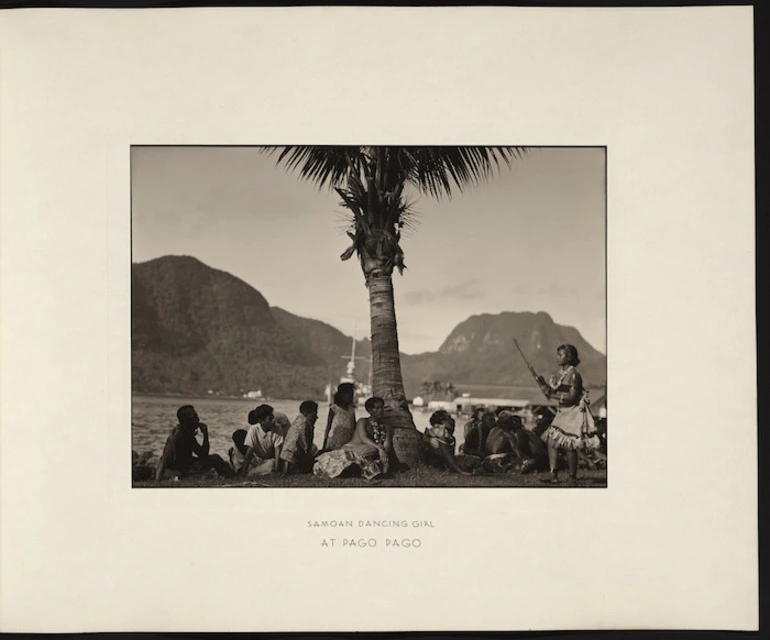 Image: Young girl dancing, Pago Pago