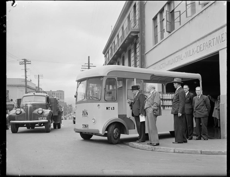 Image: New Milk Department truck