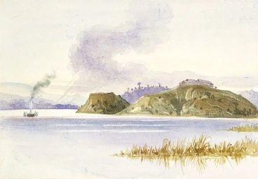 Image: [Fox, William] 1812-1893 :The Bluff, Waikato [1864?]